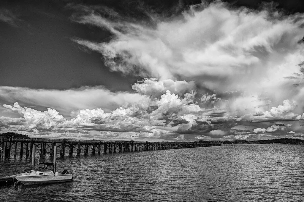 BoatPierHDR21BW by KMarsh