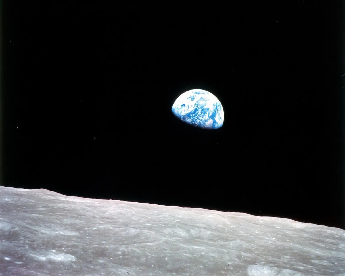 Earthrise by NASA (Apollo 8) public domain