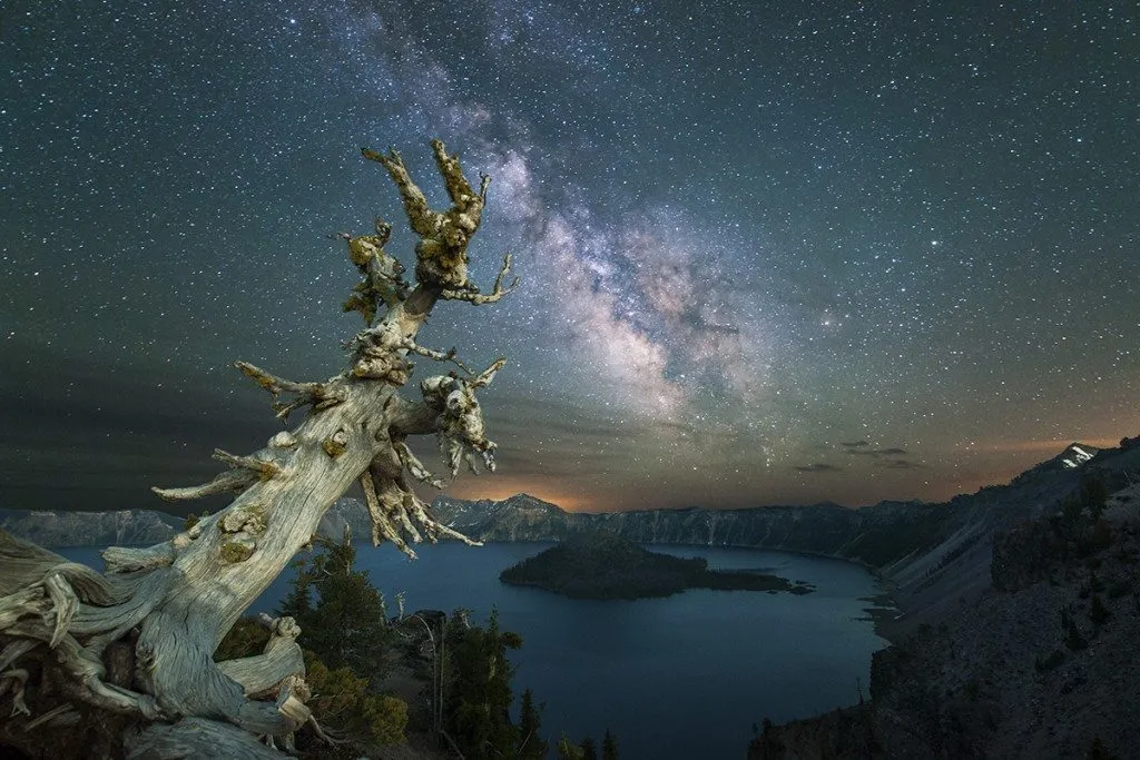 MilkyWayTreeCraterLake by KMarsh