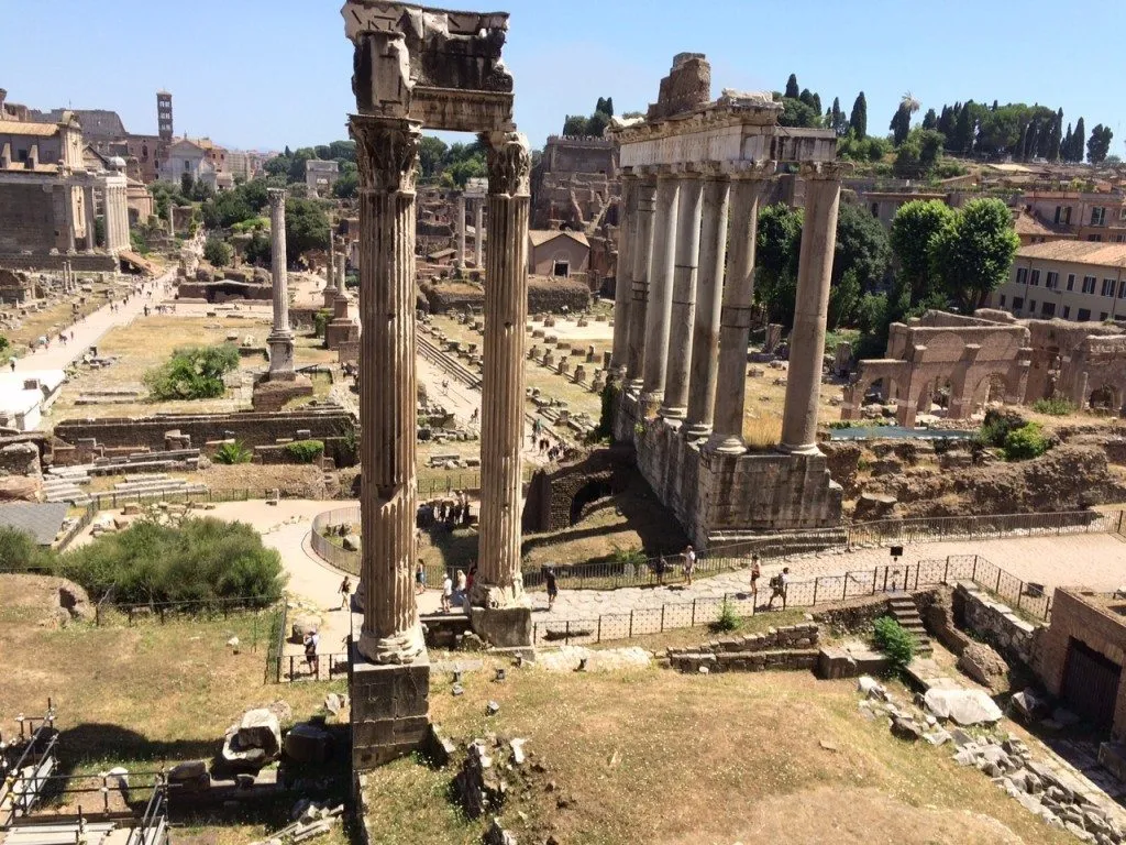 Roman Ruins by Francois Tessier